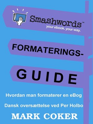 cover image of Smashwords Formateringsguide